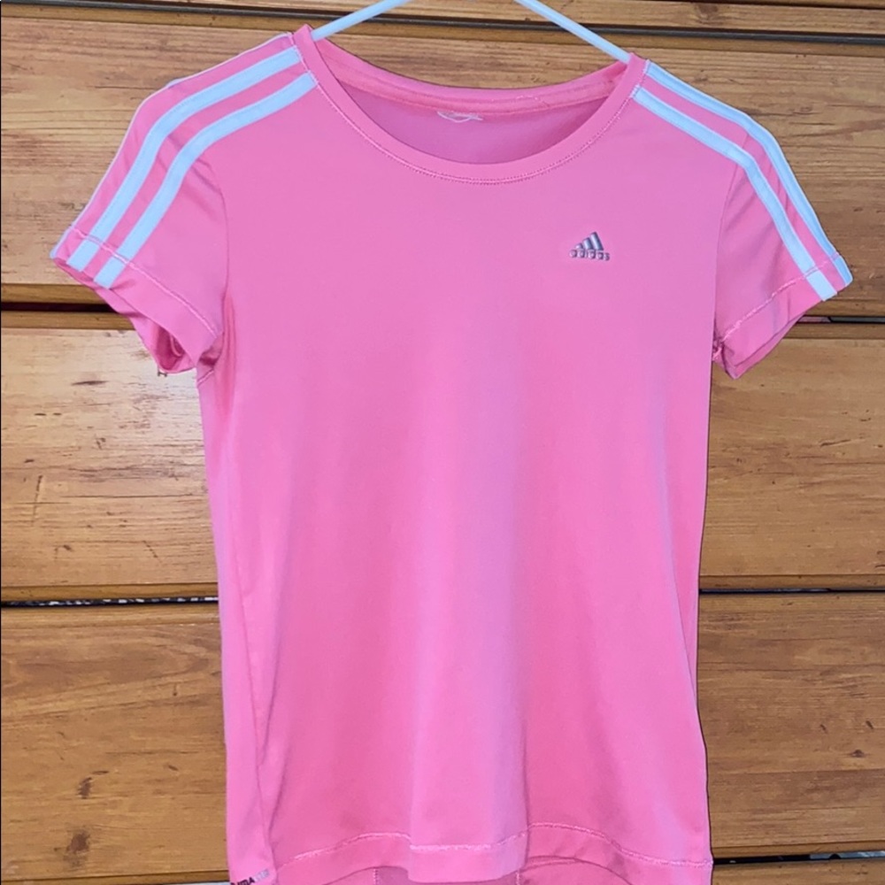 adidas juniors running outline tee